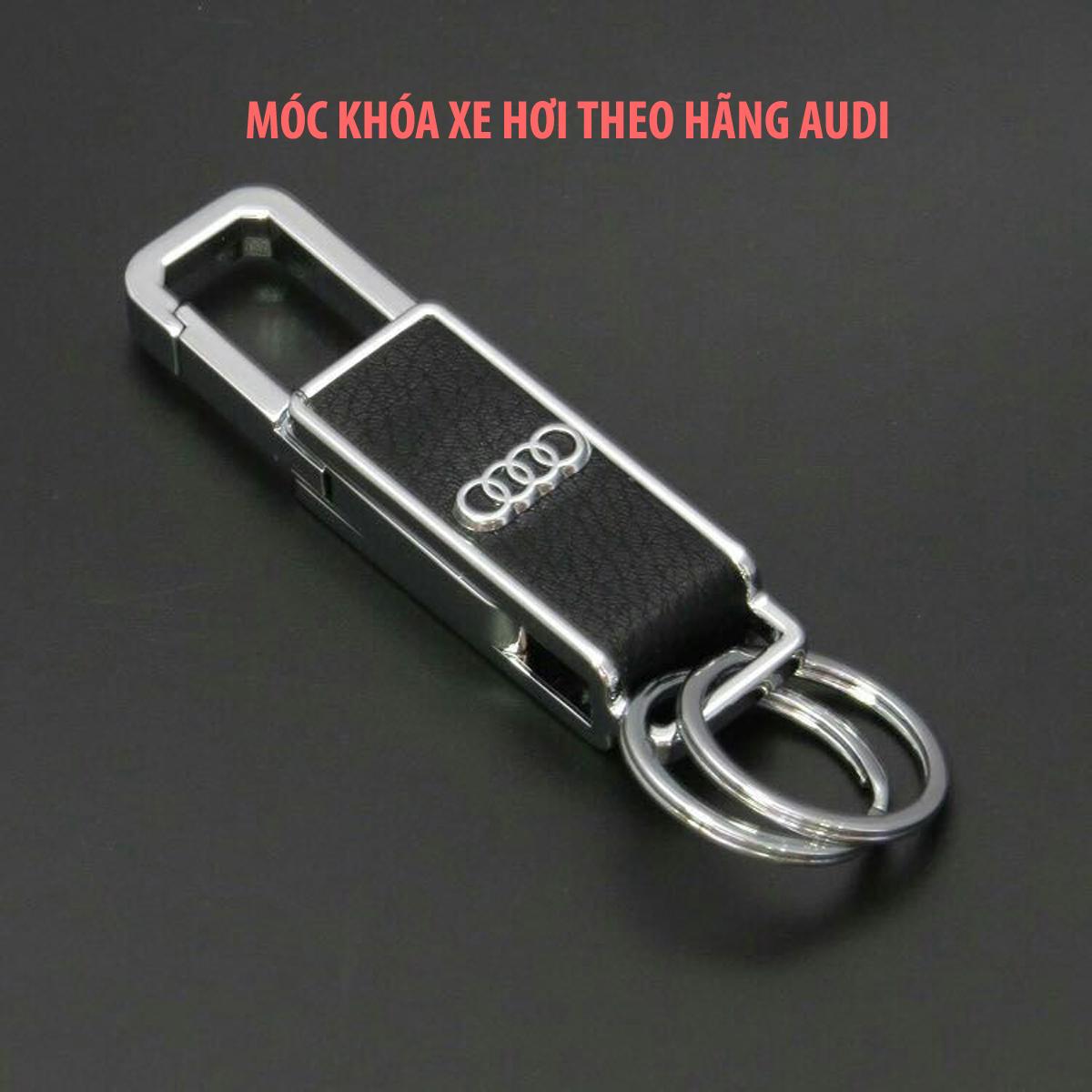 Móc chìa khóa xe hơi Logo 3D xe Audi