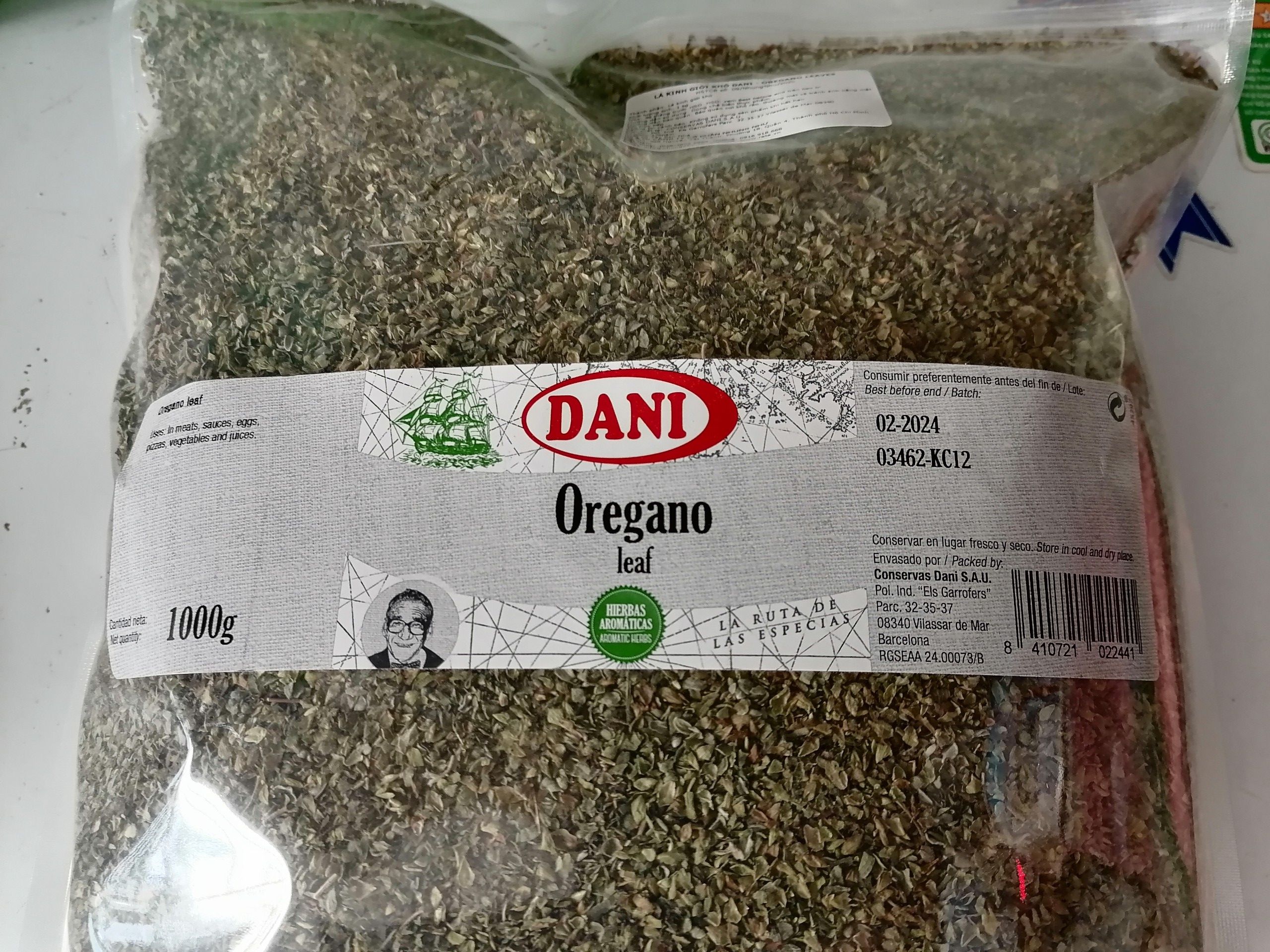 [Túi zip 50g] LÁ KINH GIỚI KHÔ Oregano Leaf (hương vị cho món pizza)