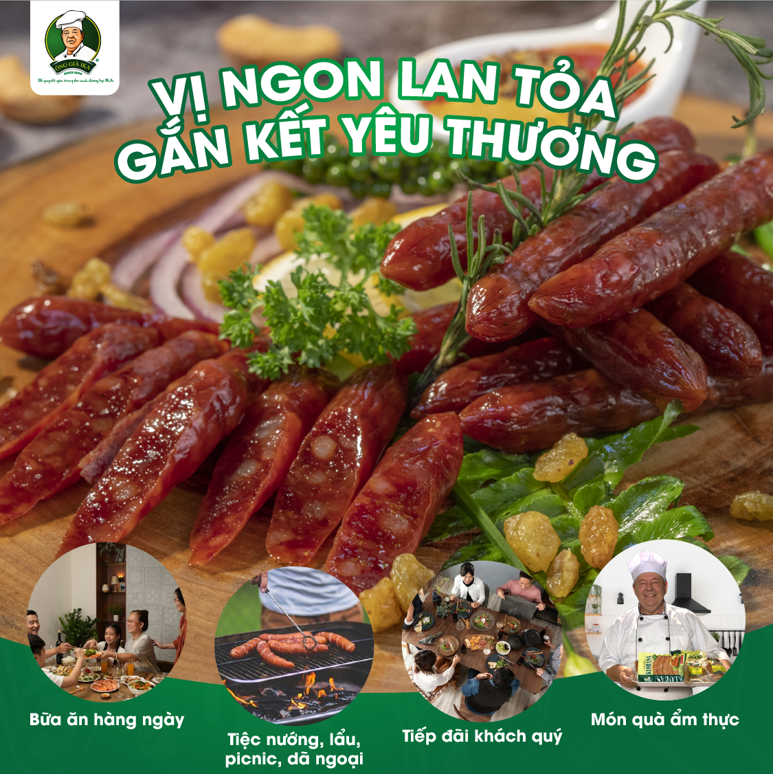 [ Chỉ giao HCM & Hà Nội ] Salami khô 100g Ông già Ika