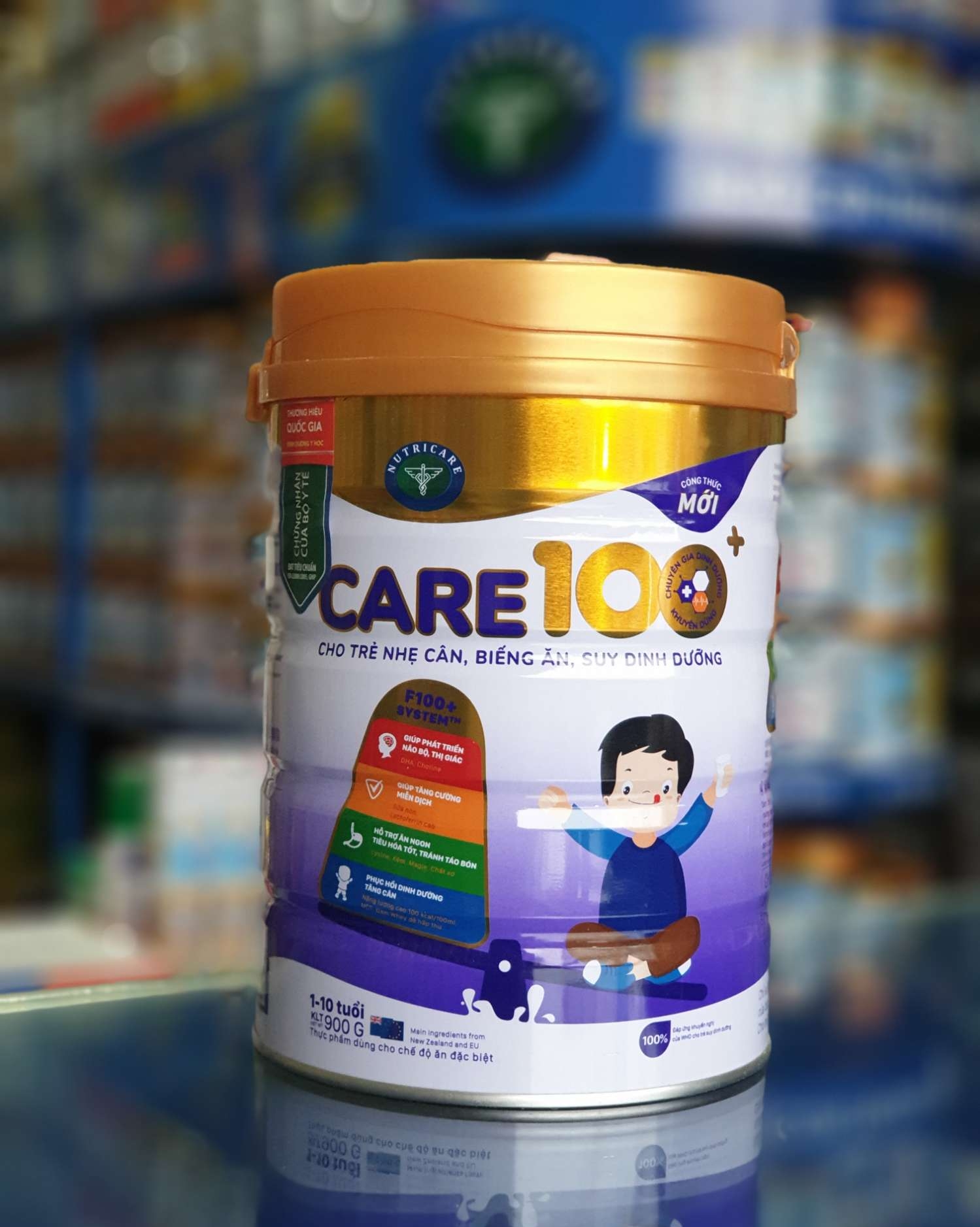 Sữa NutriCare Care 100+ (900g) Date mới