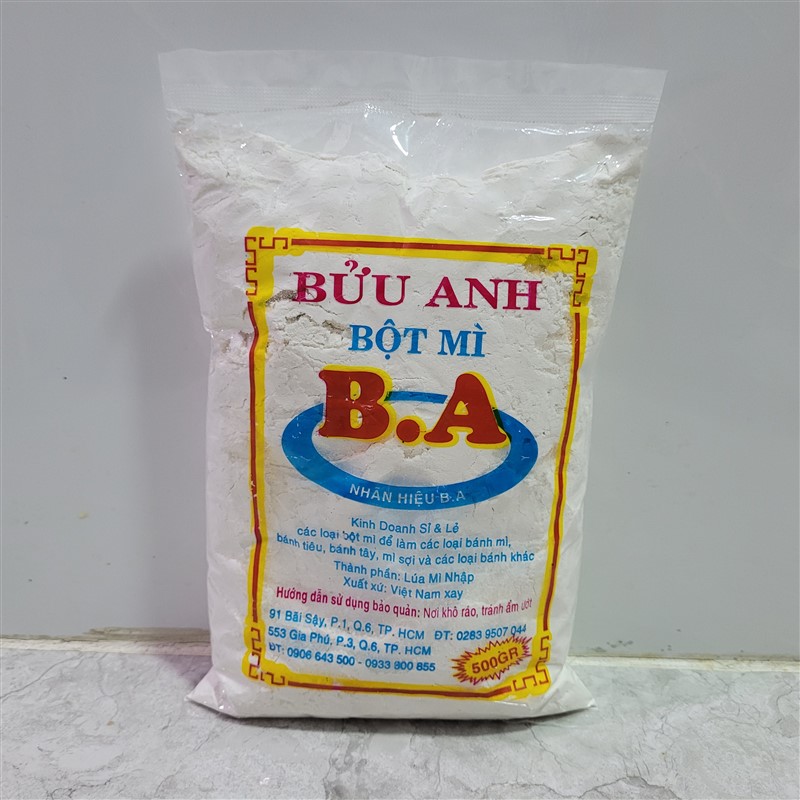 Túi 500gr bột mì xay mịn loại 1
