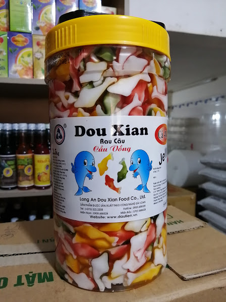 Thạch Con Cá Hàng Huy (Dou Xian) Cầu Vồng 2kg5