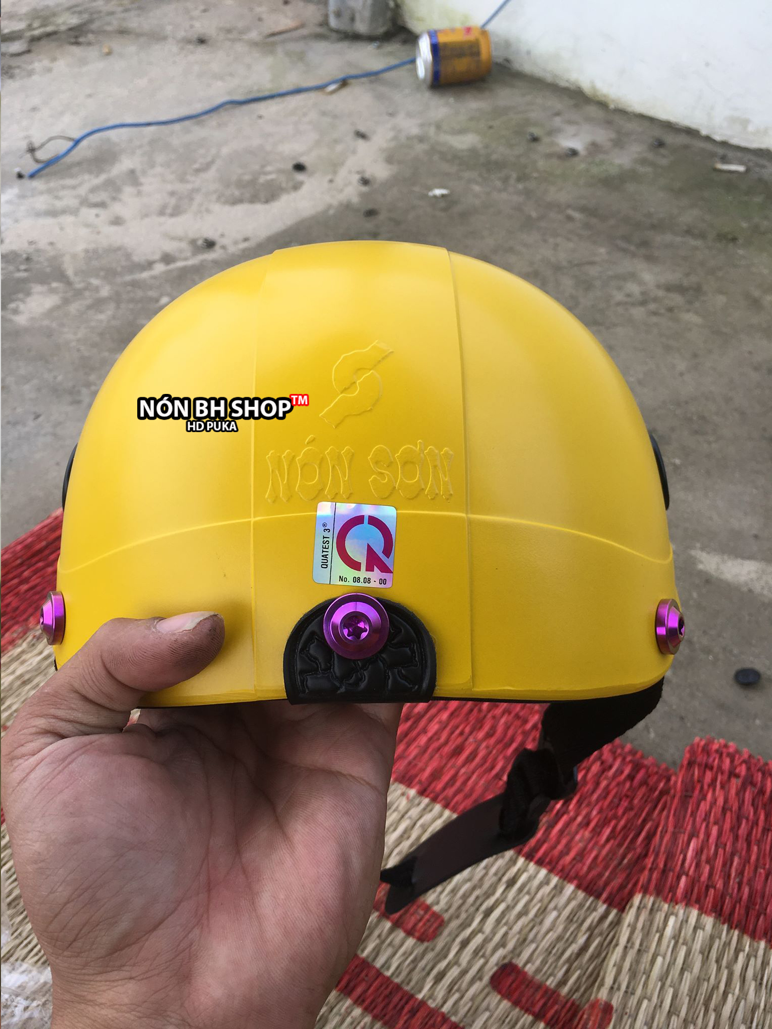 Hình Thật Video Thật - Nón Sơn Gắn Ốc Titan Gr5 100%