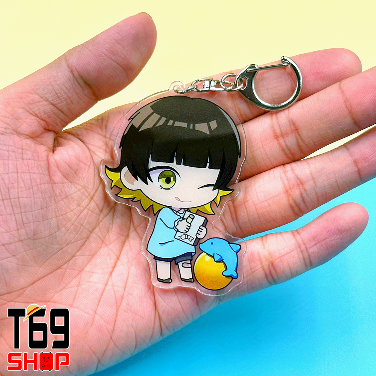 Móc khóa mica anime Blue Lock - Student ver (Loại cao cấp - Hình in ép giữa 2 mặt mica) [T69 Shop]