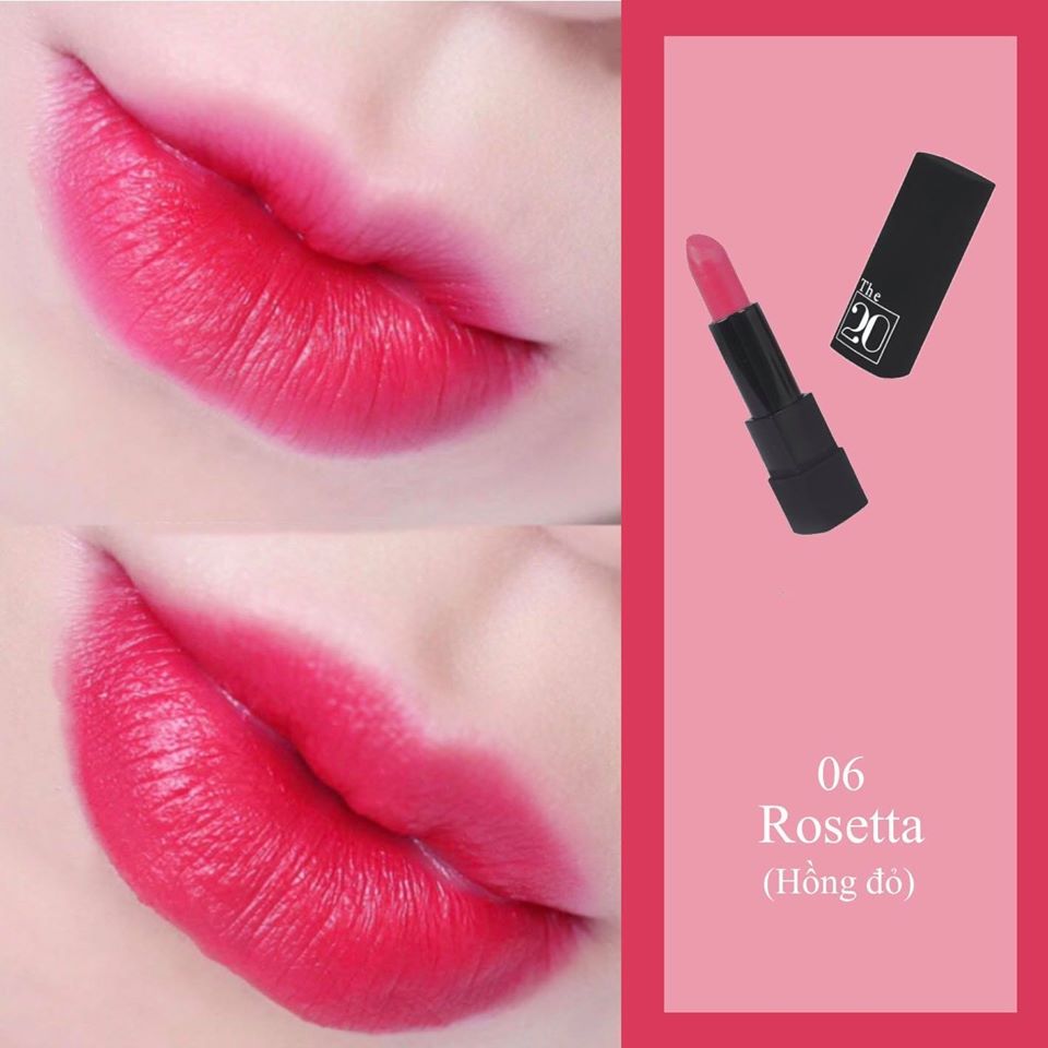 Son lì mềm The 20 Velvet Matte Lipstick