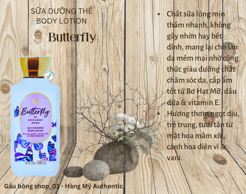 [bill Mỹ-chọn mùi] Sữa Dưỡng Thể Bath And Body Works 236ml