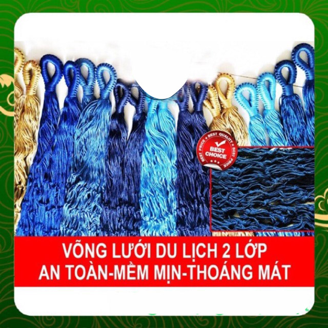 Võng du lịch dây dù kết đôi