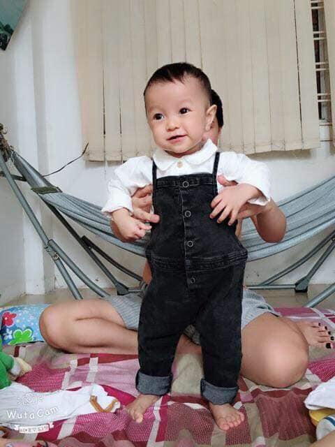 [LOẠI1] YẾM BÒ TAI THỎ KÈM ÁO CHO BÉ YÊU(6-18KG)