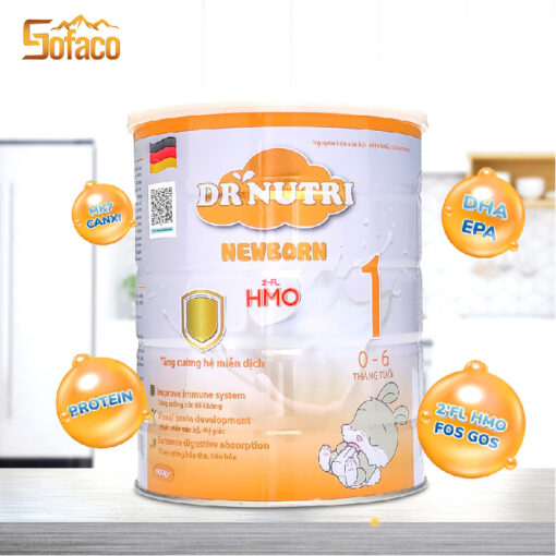 SỮA BỘT DINH DƯỠNG SƠ SINH DR NUTRI NEWBORN 900G (0 – 6 THÁNG)