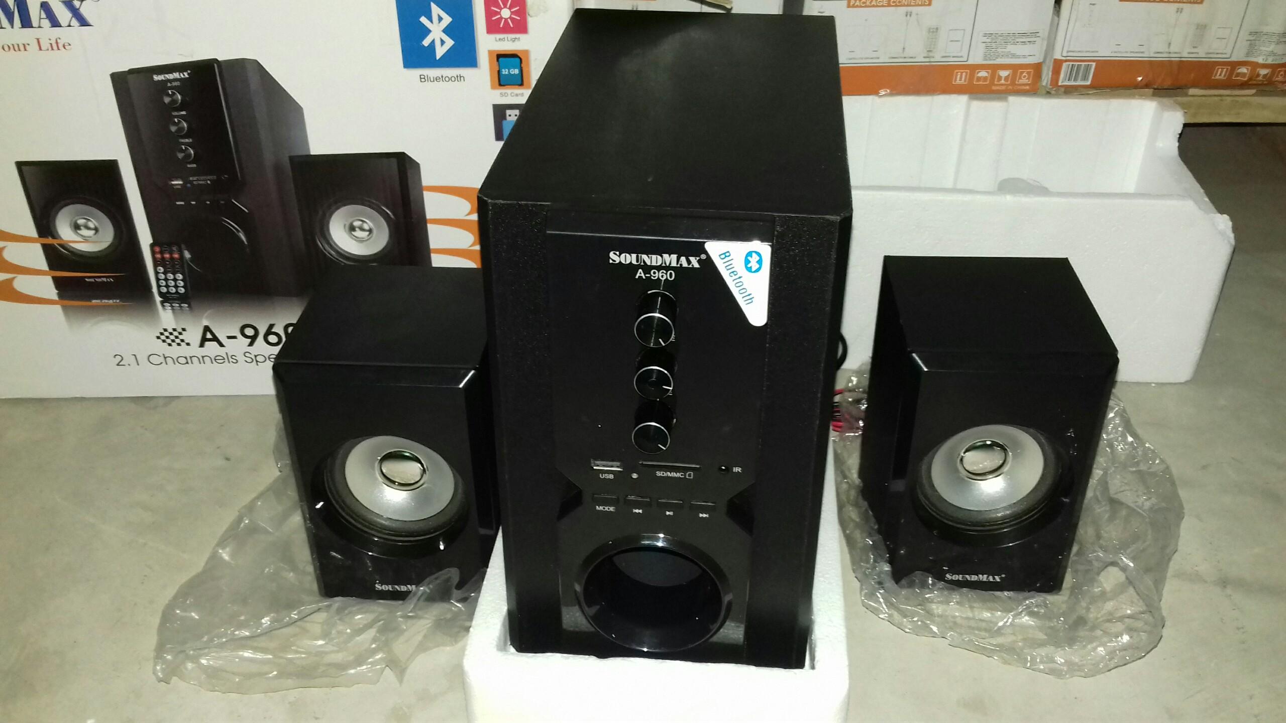 [HCM]Loa 2.1 SoundMax A960 (USB Thẻ nhớ Bluetooth Remote). Vi Tính Quốc Duy.