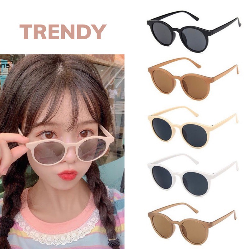 Kính mắt tròn hot trend Hàn Quốc Trendy K6 (ẢNH SHOP CHỤP)
