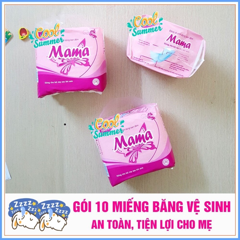 Gói 10 băng vệ sinh Ma ma cho mẹ sau sinh( Túi Tím)