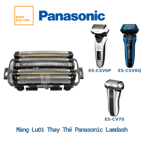 Shaver outer foil replacement for panasonic lamdash 5 blades es-csv6n es-csv6p es-csv6q es-cv70