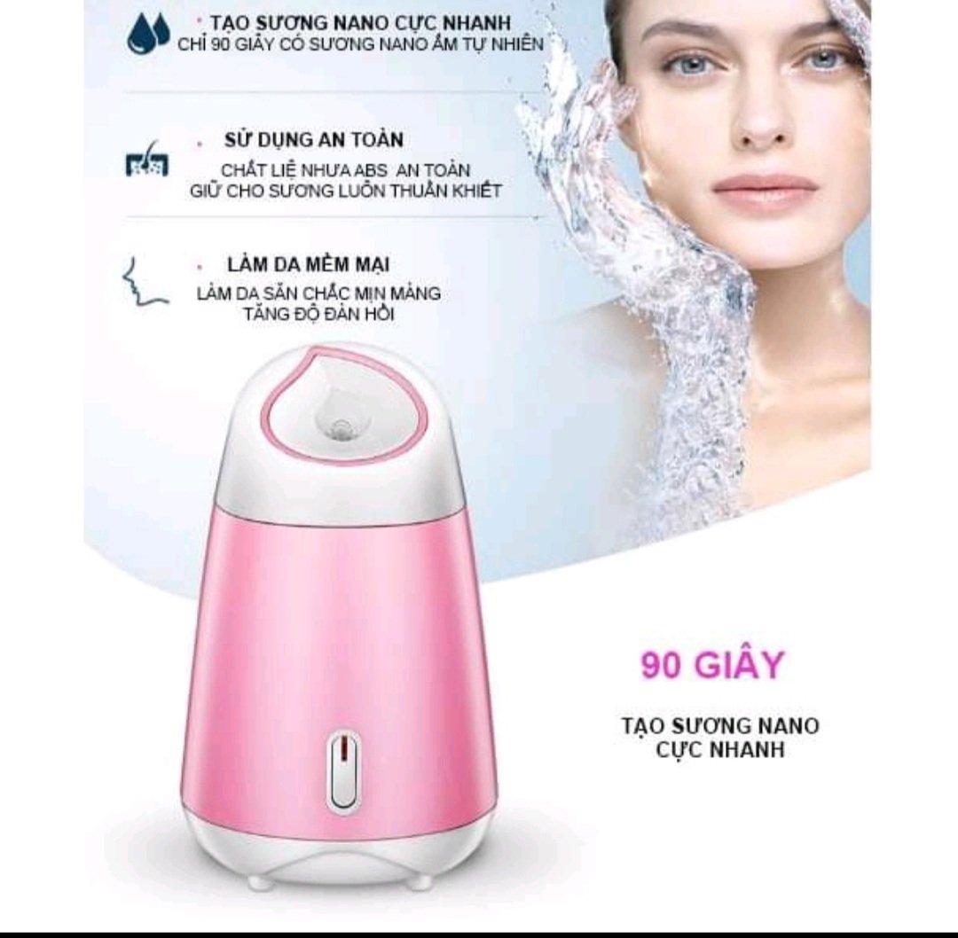 [HÀNG CHUẨN] Máy Xông Hơi Da Mặt Mini (Xông Hoa Quả, Tinh Dầu) hiệu Magic.