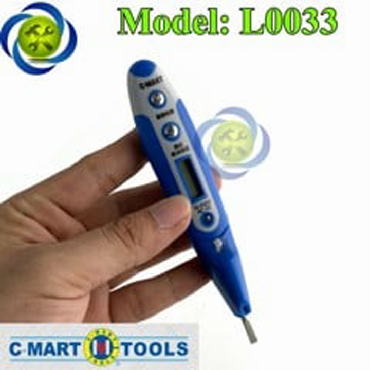 Bút thử điện c-mart l0033 hiển thị số có đèn
