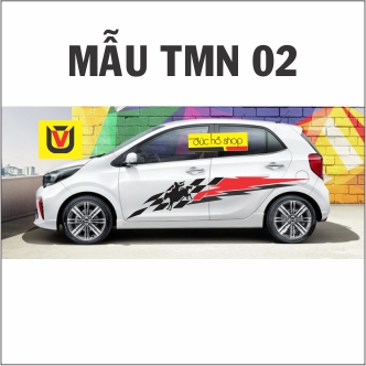 tem xe  Kia Morning ( 7 MẪU CỰC ĐẸP)
