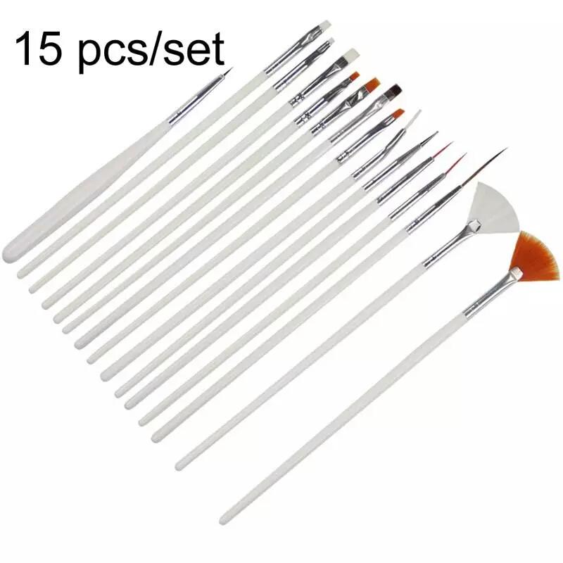BỘ 15 CÂY CỌ VẼ MÓNG , LÀM NAIL NGHỆ THUẬT