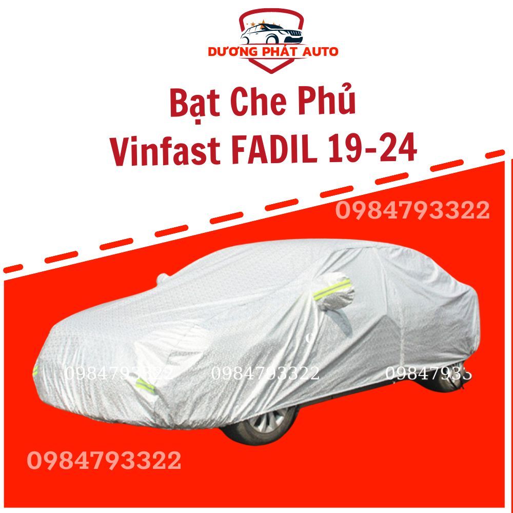Bạt Che Phủ Xe Vinfast Fadil Cao Cấp (Bạt 3 Lớp Tráng Nhôm, Chống Xước)