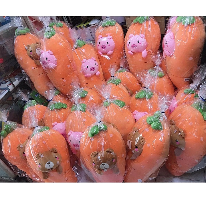 gối ôm cà rốt cho bé - gối ôm cà rốt