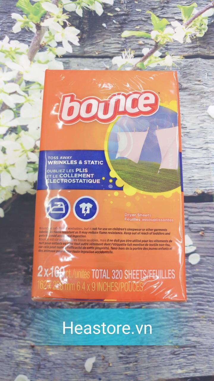 GIẤY THƠM QUẦN ÁO BOUNCE - 160 TỜ
