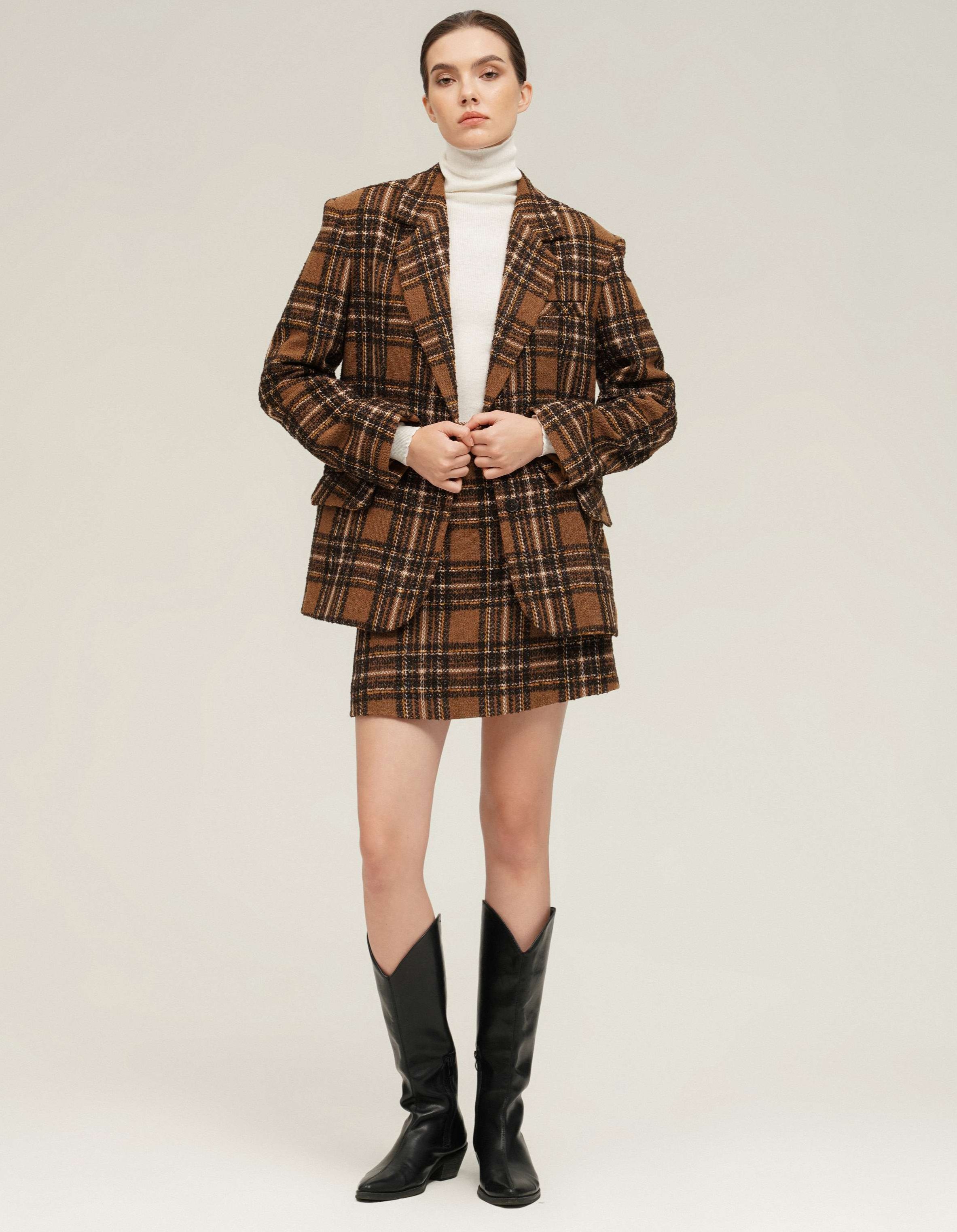 CHÂN VÁY DẠ, MINI SKIRT - ANNA SKIRT