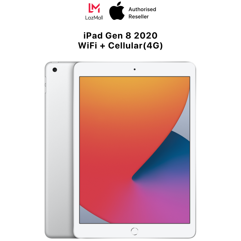 iPad Gen 8 2020 10.2-inch WiFi & Cellular(4G) - Hàng Chính Hãng