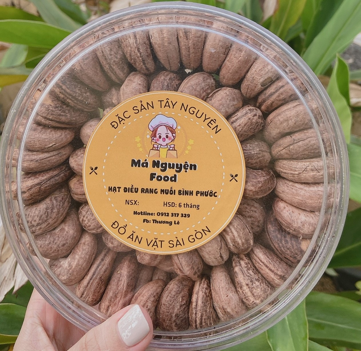 500GRAM HẠT ĐIỀU RANG MUỐI NGUYÊN LỤA BÌNH PHƯỚC