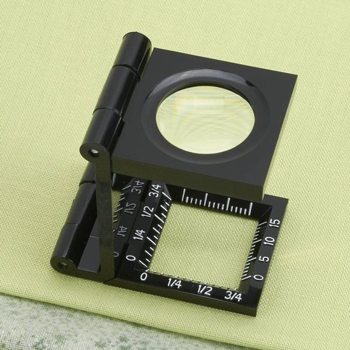Kính lúp kiểm tra sợi vải có thước đo Carson 6.5x LT-20 - Hãng Carson Mỹ