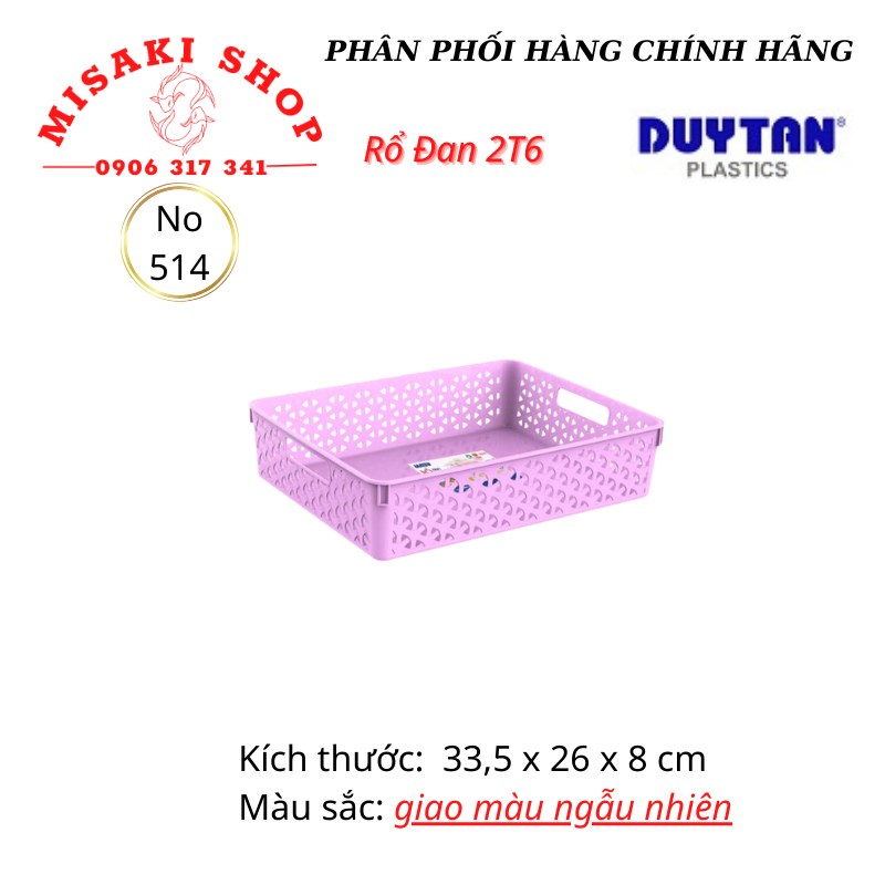 [HCM]Combo 05 Rổ Đan 2T6 DT514 Duy Tân | MISAKISHOP