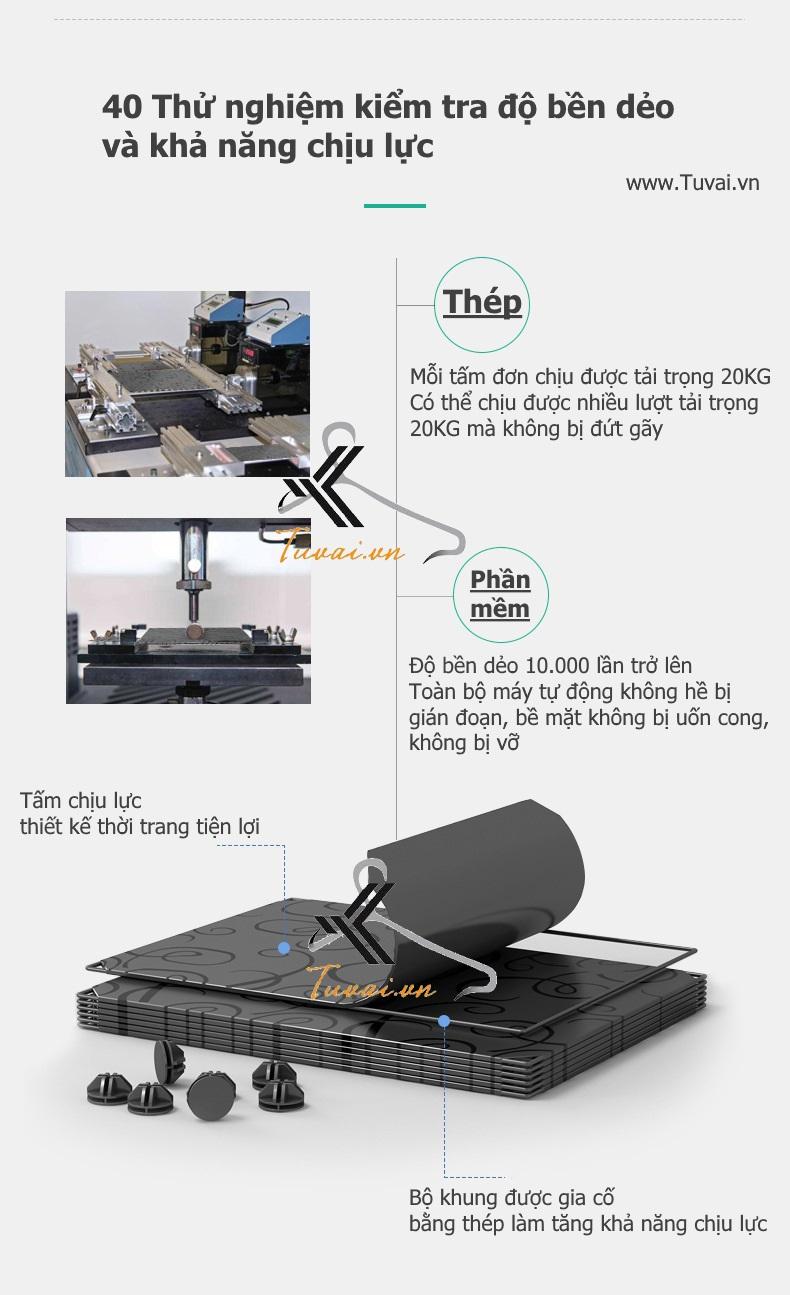 TỦ NHỰA GHÉP 6 NGĂN