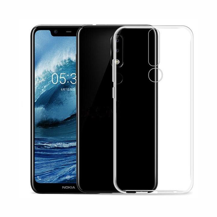 Ốp lưng Nokia 5.1 Plus silicon dẻo trong suốt siêu mỏng 0.6mm loại A