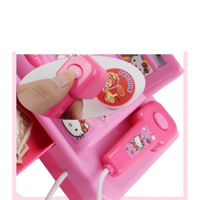 Bộ đồ chơi máy tính tiền siêu thị Hello Kitty