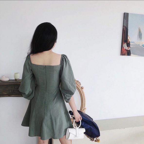 #Đầm tay loe cao cấp - HN