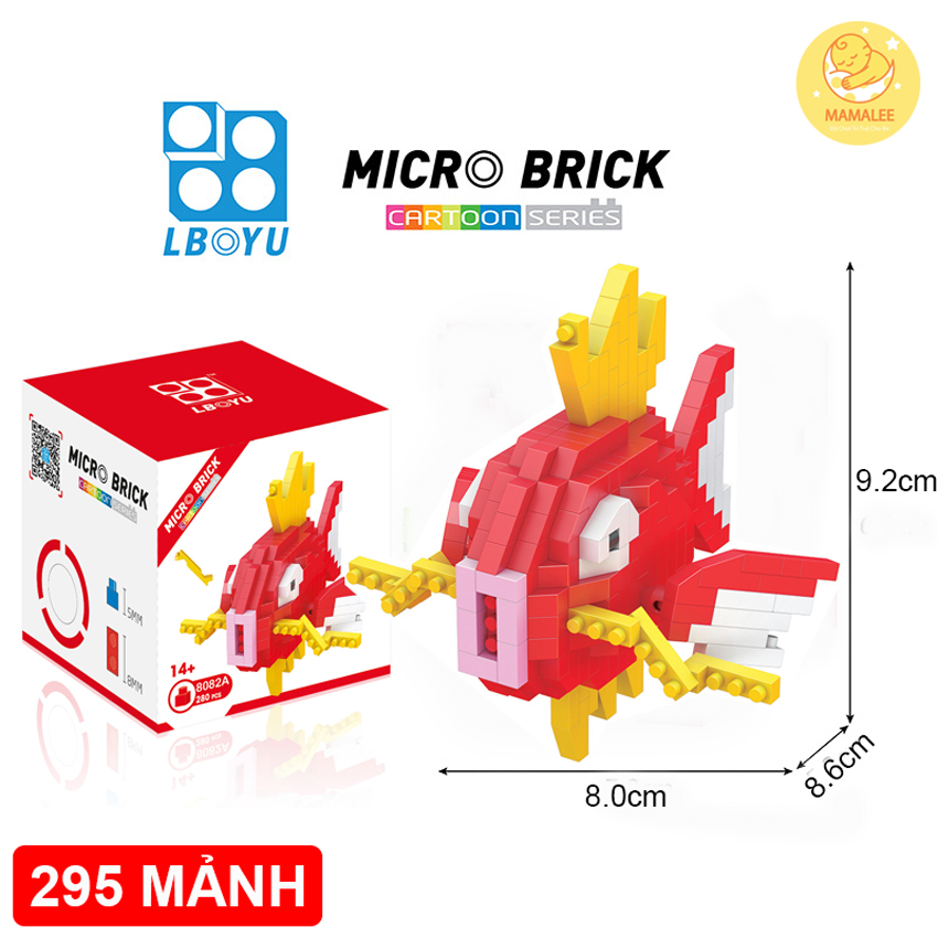 Đồ Chơi Lego 3D Lắp Ráp Hình Pokemon Nhiều Mẫu