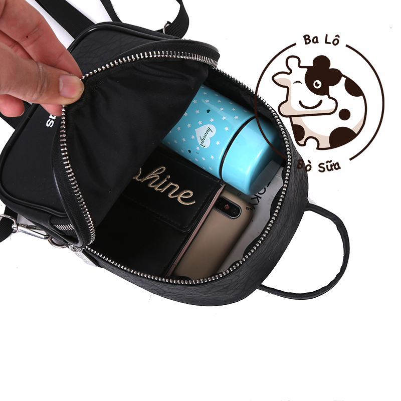 Balo adida Mini Nữ - Chất Liệu Da Cao Cấp