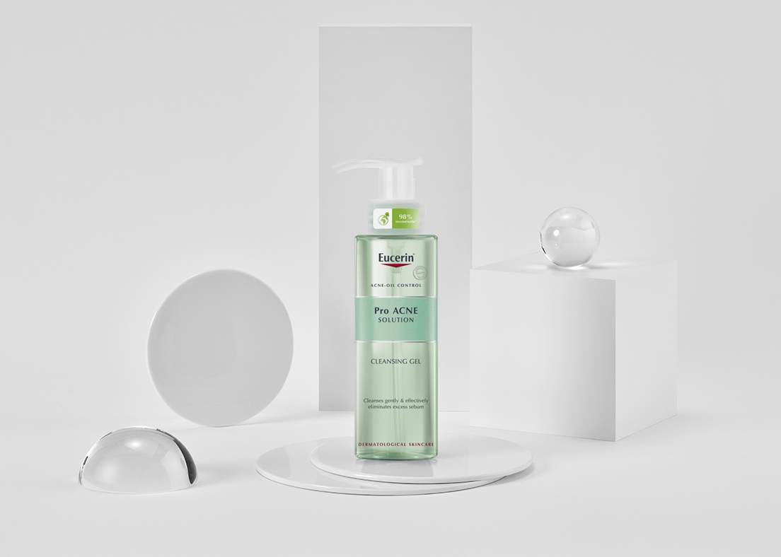 Gel Rửa Mặt Eucerin Giảm Mụn Pro Acne Cleansing Gel 200ml