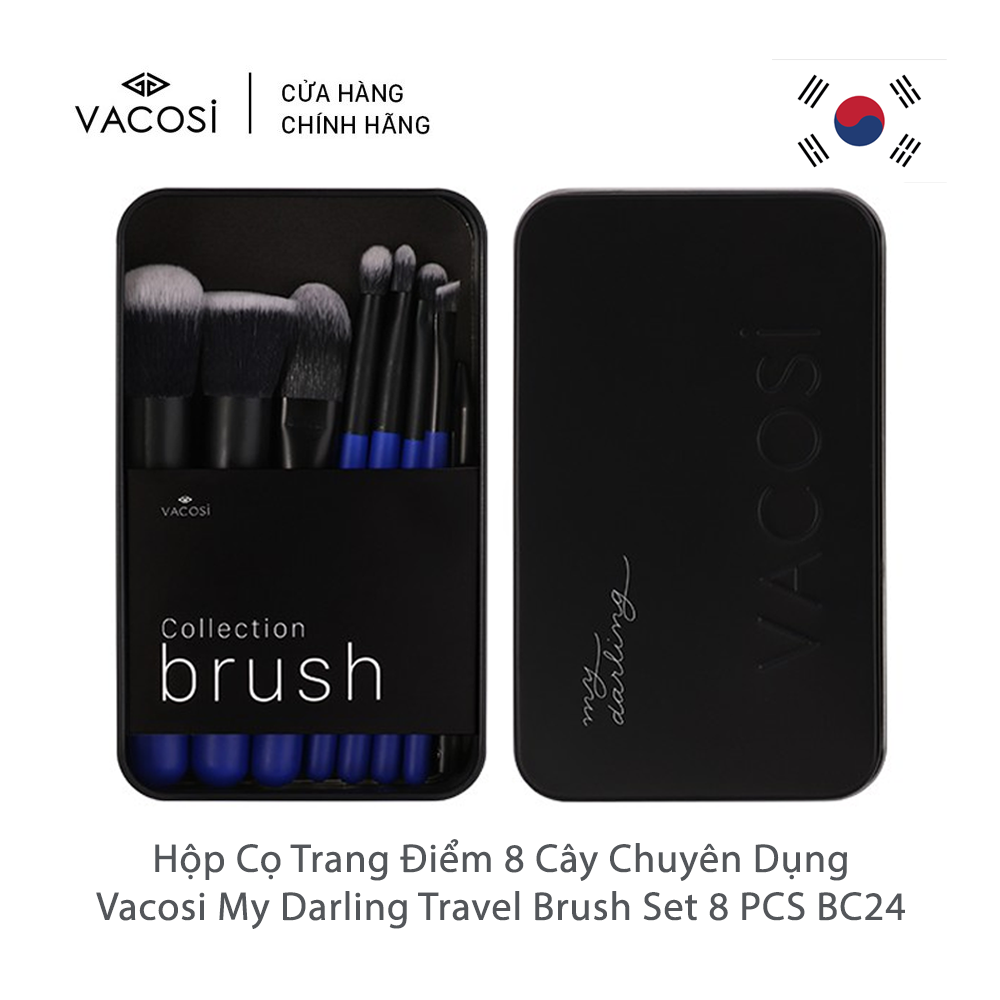 Vacosi My Darling Travel Brush Set 8 PCS BC24