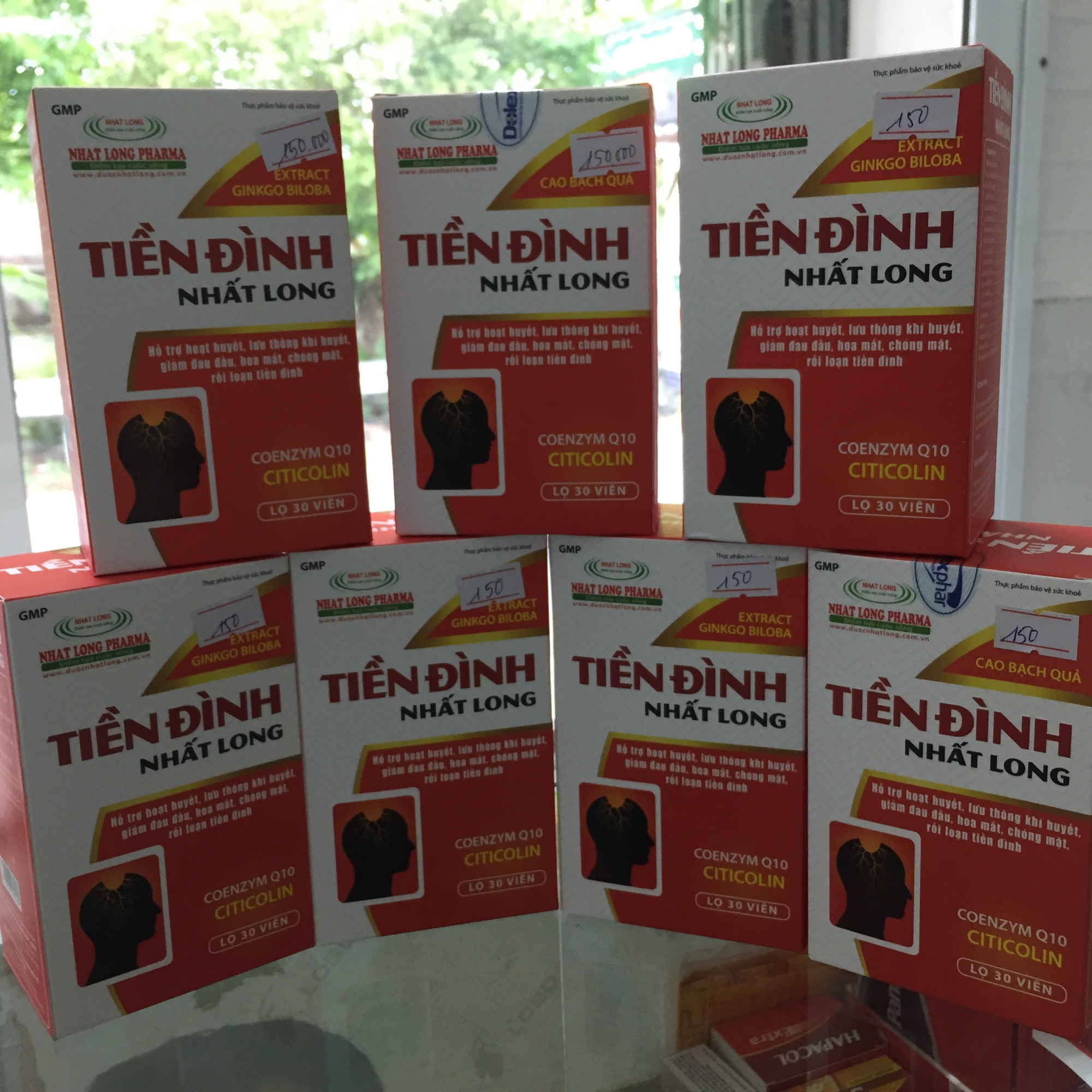 TIỀN ĐÌNH NHẤT LONG hỗ trợ hoạt huyết, giảm đau đầu, hoa mắt, chóng mặt lọ - 30 viên