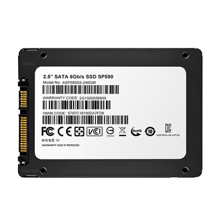 ổ cứng ssd 240Gb Adata SP580 Bảo hành 3 năm