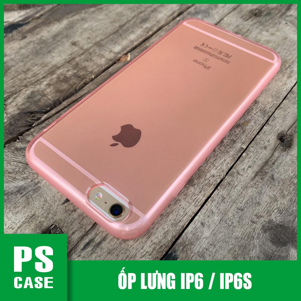 Ốp lưng dẻo hồng mờ chống sốc cao cấp dành cho iPhone 6 / iPhone 6s - PS Case phân phối