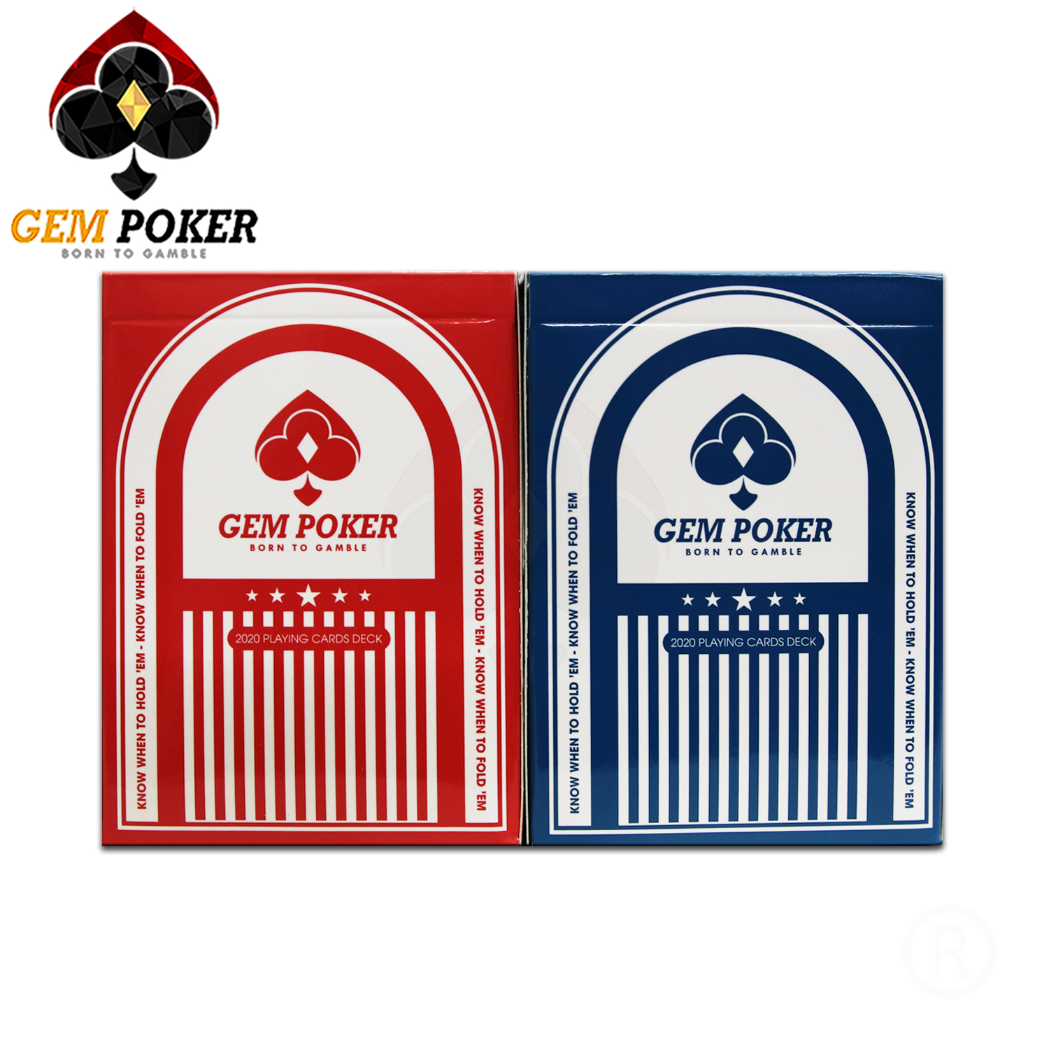 BÀI GEM POKER MOSAIC CAYENNE 100% PLASTIC
