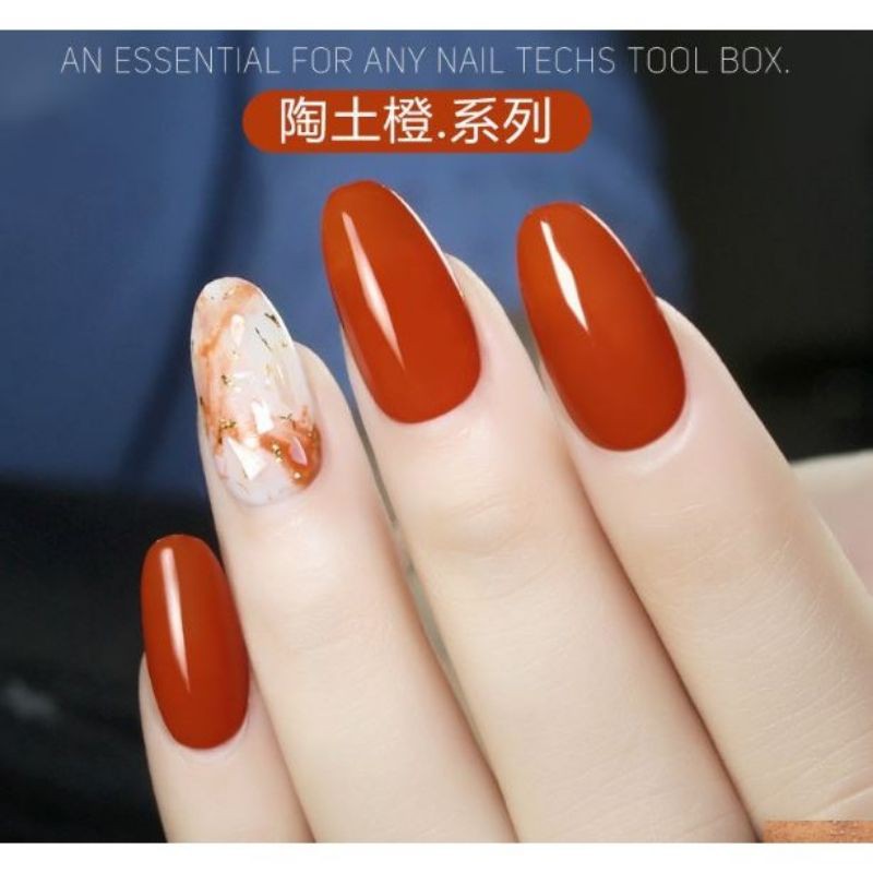 Sơn gel AS màu cam đất mã TT