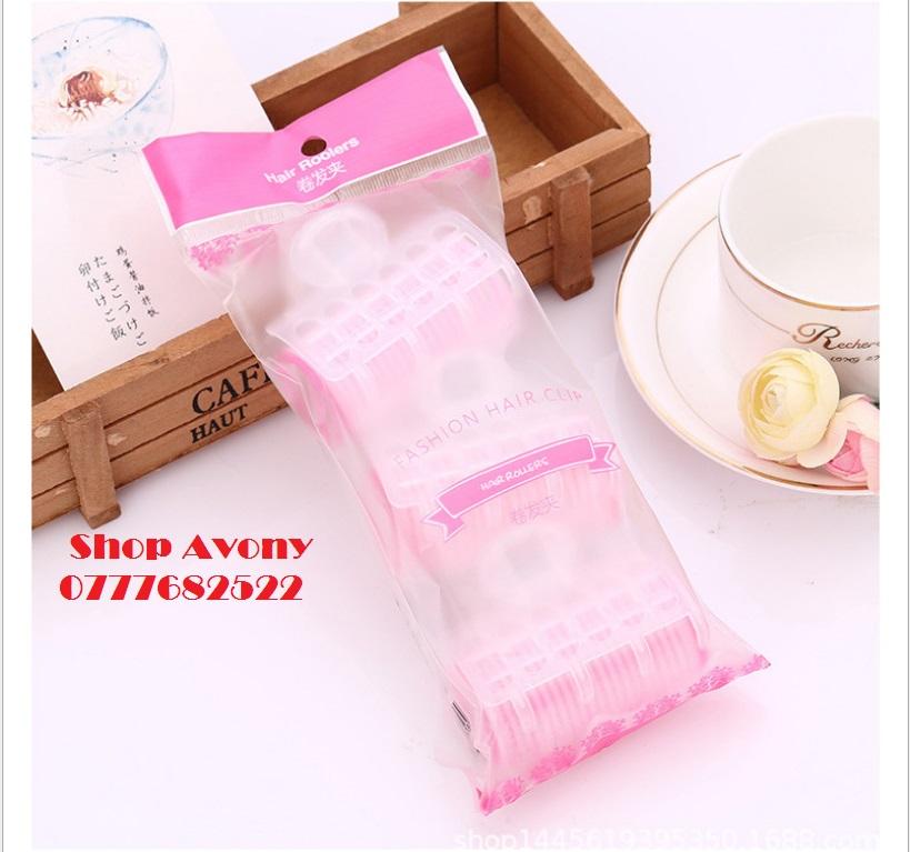 Combo 3 lô cuốn tóc gai dính có kẹp