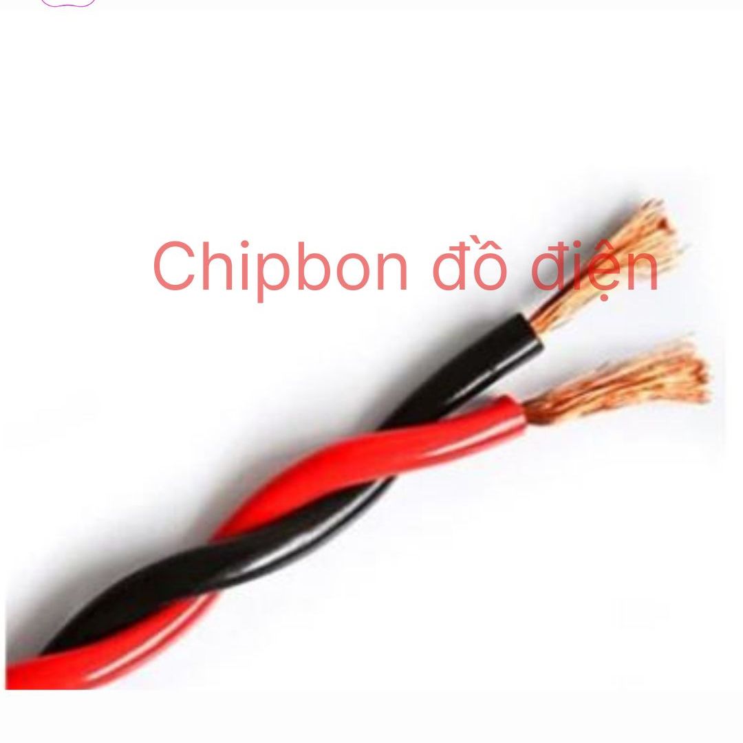 Dây điện đôi đỏ đen 2x0,75 mm