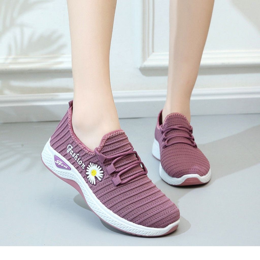 Giày thể thao hoa cúc nữ F01
