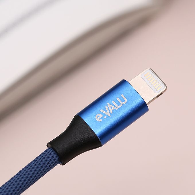 Cáp sạc iphone Lightning 1m eValu LTL-04