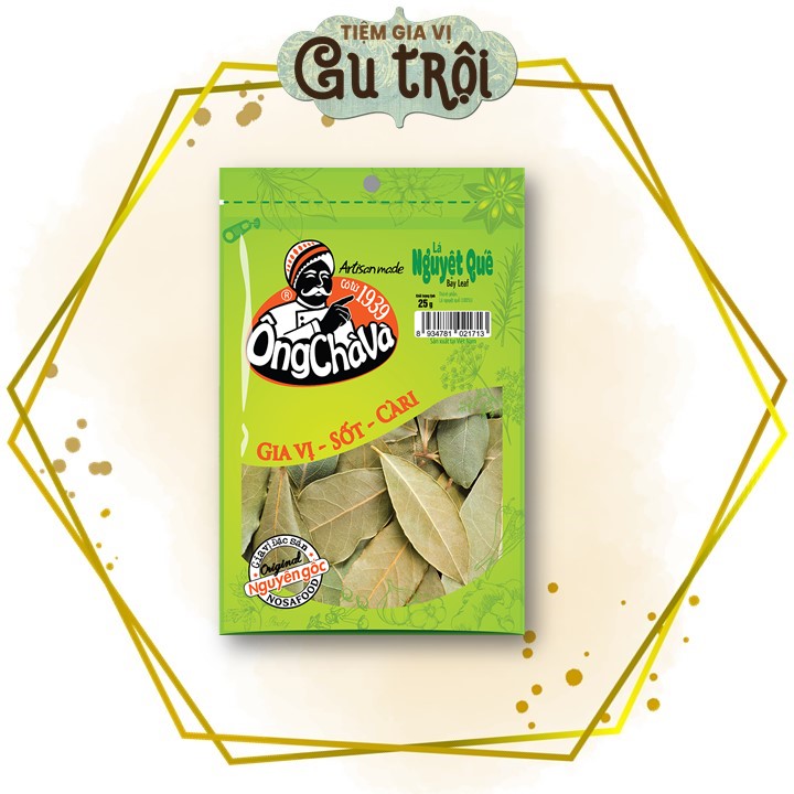 Lá nguyệt quế Ông Chà Và 25gram (Túi)