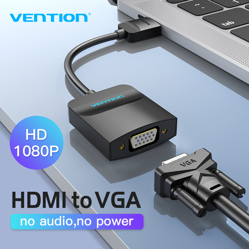 Bảng giá Vention bộ chuyển đổi HDMI sang VGA 1080P Digital to Analog For Laptop Xbox PS4 TV Projector Video Audio Cable VGA to HDMI Adapter Phong Vũ