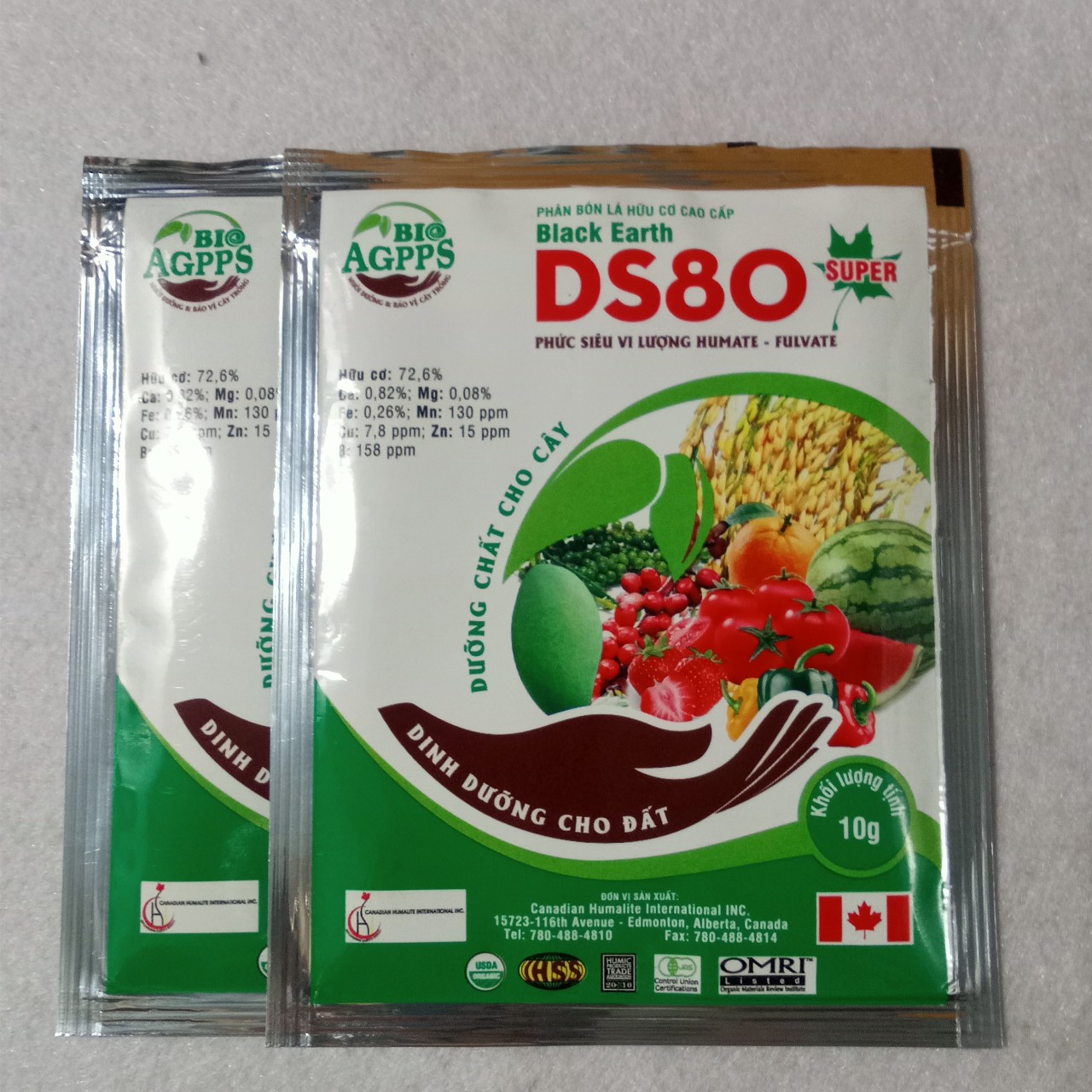 Black Earth DS80 - PHÂN BÓN LÁ HỮU CƠ CAO CẤP DS80