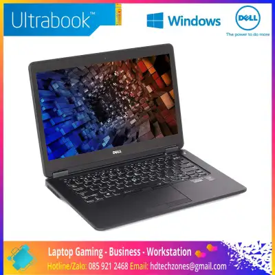 Laptop Dell Latitude E7250: Core i5-5300U / RAM 4GB / SSD 128GB / Màn hình 12.5 inches HD